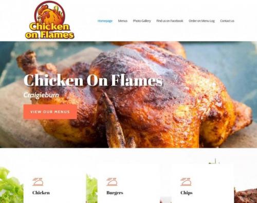 Chicken on Flames